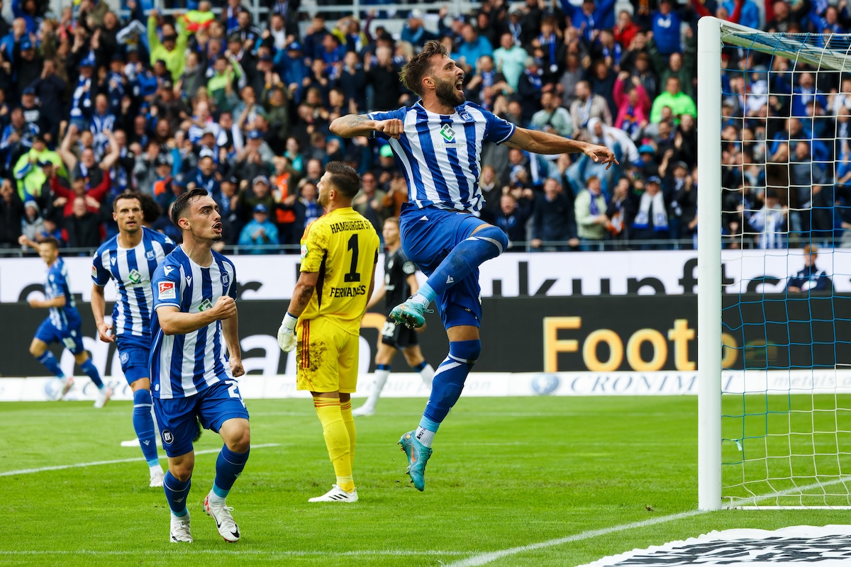 Fussball / Karlsruher SC - Hamburger SV